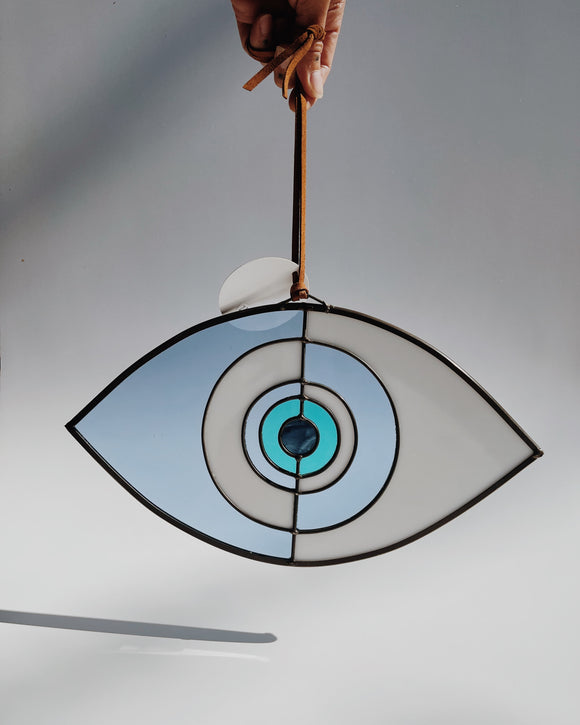 Stained Glass Evil Eye